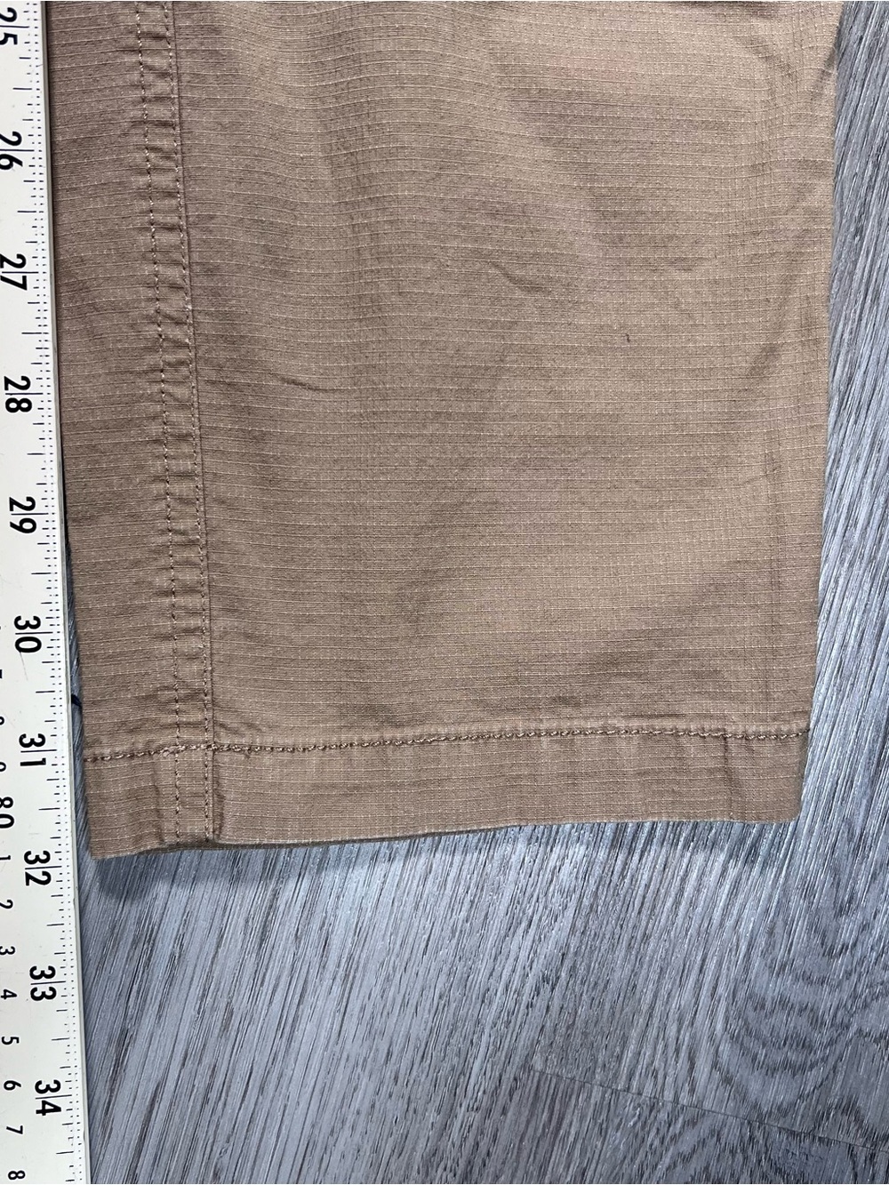 Vuori Ripstop Climber Pant Mens XL Khaki Stretch V412 Drawstring Elastic Waist - Picture 6 of 7